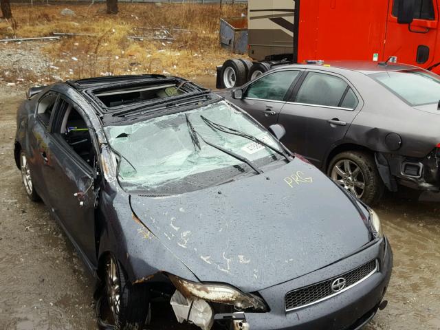 JTKDE177470155035 - 2007 TOYOTA SCION TC ნაცრისფერი ფოტო 9