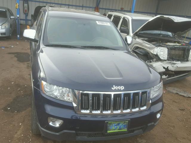 1C4RJFAG1DC529948 - 2013 JEEP GRAND CHER BLUE photo 9