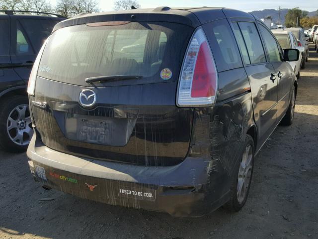 JM1CR29L190332392 - 2009 MAZDA 5 BLACK photo 4