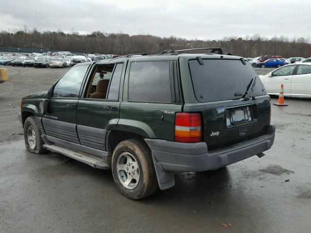 1J4GZ58S1TC231817 - 1996 JEEP GRAND CHER GREEN photo 3