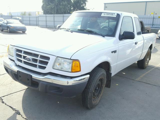 1FTYR14U62PA95010 - 2002 FORD RANGER SUP WHITE photo 2