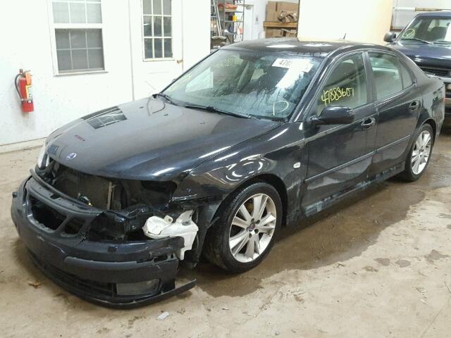 YS3FD49Y571145742 - 2007 SAAB 9-3 2.0T BLACK photo 2