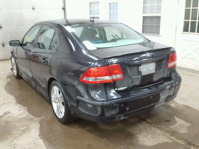 YS3FD49Y571145742 - 2007 SAAB 9-3 2.0T BLACK photo 3