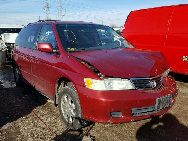 5FNRL18973B025796 - 2003 HONDA ODYSSEY EX RED photo 1