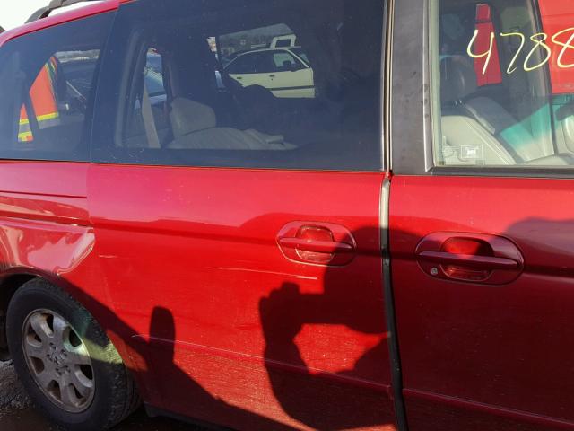 5FNRL18973B025796 - 2003 HONDA ODYSSEY EX RED photo 6