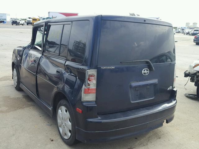 JTLKT334650195646 - 2005 TOYOTA SCION XB ლურჯი ფოტო 3