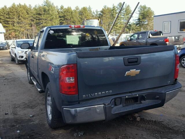 2GCEK19J581248004 - 2008 CHEVROLET SILVERADO BLUE photo 3