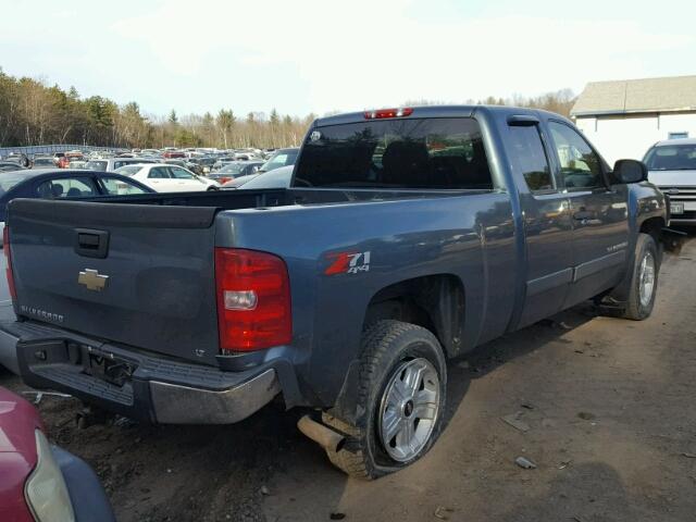 2GCEK19J581248004 - 2008 CHEVROLET SILVERADO BLUE photo 4