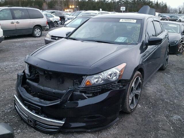 1HGCP2F80BA802581 - 2011 HONDA ACCORD EXL BLACK photo 2