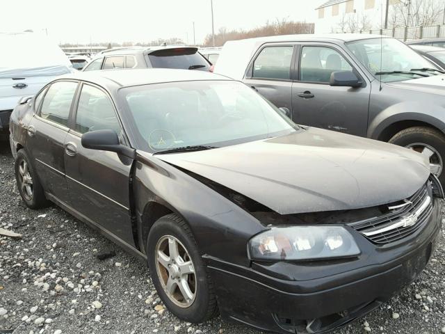 2G1WH52K559320466 - 2005 CHEVROLET IMPALA LS BLACK photo 1