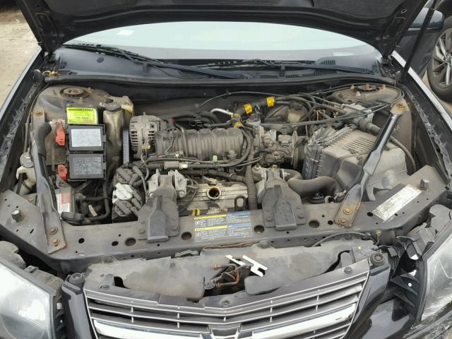 2G1WH52K559320466 - 2005 CHEVROLET IMPALA LS BLACK photo 7