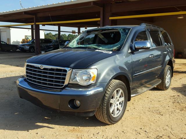 1A8HX58P97F510215 - 2007 CHRYSLER ASPEN LIMI BLUE photo 2