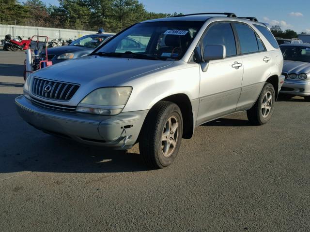 JTJHF10U730298655 - 2003 LEXUS RX 300 SILVER photo 2