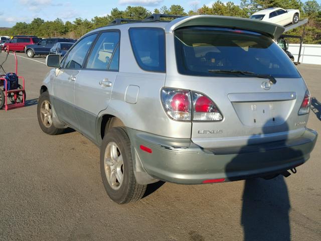 JTJHF10U730298655 - 2003 LEXUS RX 300 SILVER photo 3