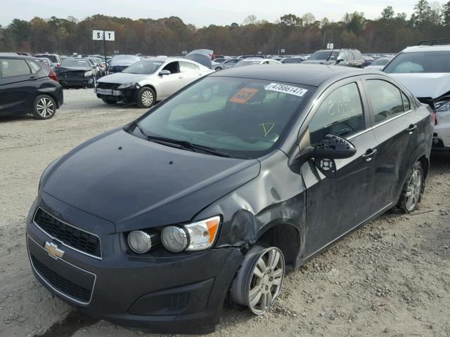 1G1JC5SH3E4157414 - 2014 CHEVROLET SONIC LT CHARCOAL photo 2