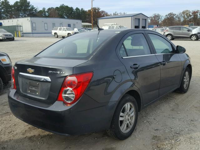 1G1JC5SH3E4157414 - 2014 CHEVROLET SONIC LT CHARCOAL photo 4