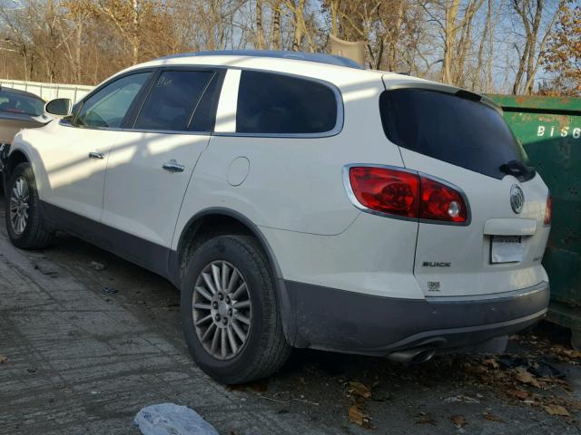 5GALRAED8AJ259093 - 2010 BUICK ENCLAVE CX WHITE photo 3