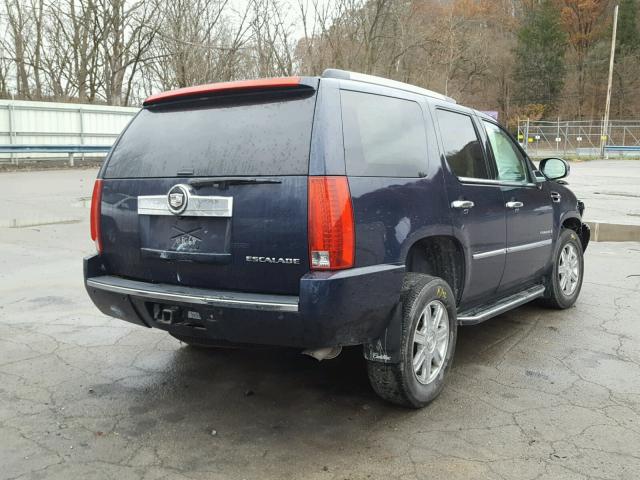 1GYFK63888R160475 - 2008 CADILLAC ESCALADE L BLUE photo 4