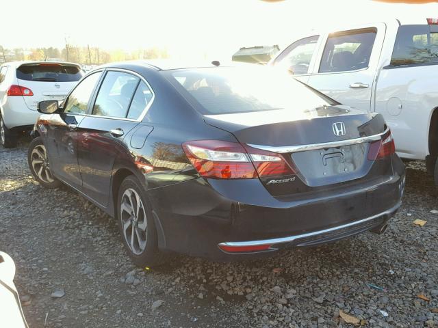 1HGCR2F78HA262648 - 2017 HONDA ACCORD EX BLACK photo 3