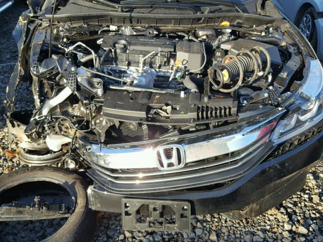 1HGCR2F78HA262648 - 2017 HONDA ACCORD EX BLACK photo 7