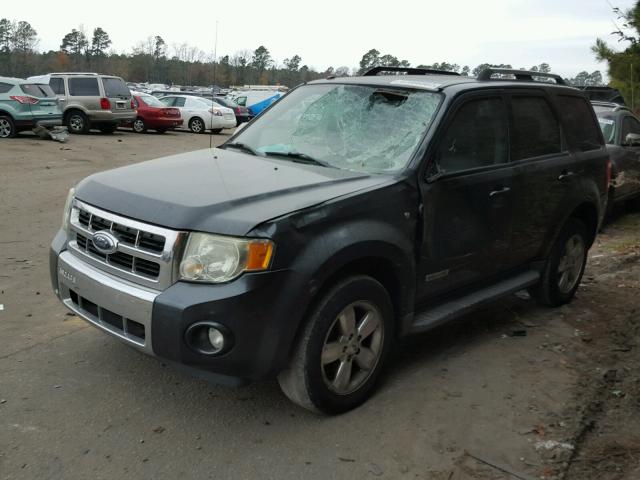 1FMCU04188KD66305 - 2008 FORD ESCAPE LIM GRAY photo 2