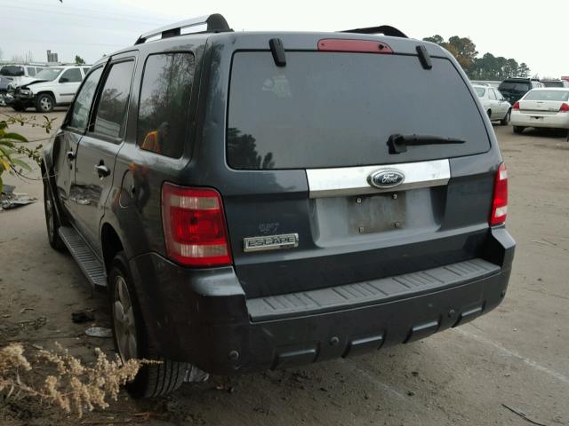 1FMCU04188KD66305 - 2008 FORD ESCAPE LIM GRAY photo 3