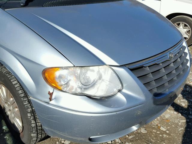 2A4GP44R36R642960 - 2006 CHRYSLER TOWN & COU BLUE photo 9