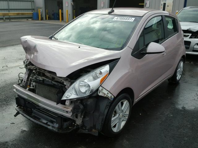 KL8CA6S95DC564572 - 2013 CHEVROLET SPARK LS PINK photo 2