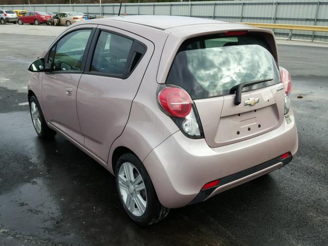 KL8CA6S95DC564572 - 2013 CHEVROLET SPARK LS PINK photo 3