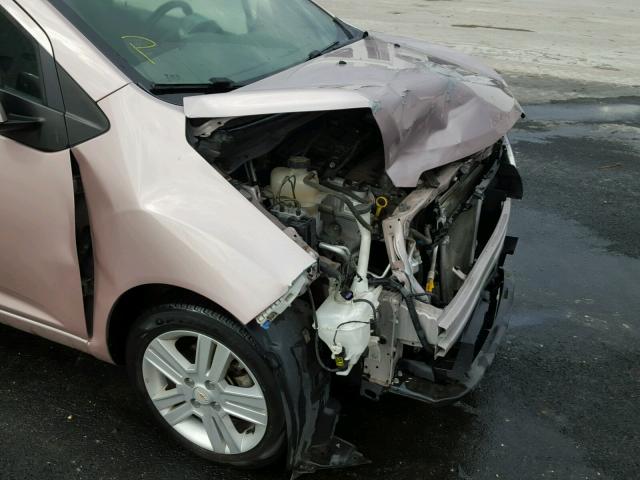 KL8CA6S95DC564572 - 2013 CHEVROLET SPARK LS PINK photo 9