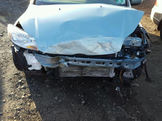 1FAHP3F25CL460482 - 2012 FORD FOCUS SE TEAL photo 7