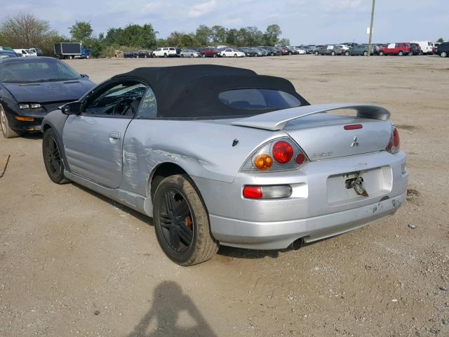 4A3AE75H34E030855 - 2004 MITSUBISHI ECLIPSE SP SILVER photo 3