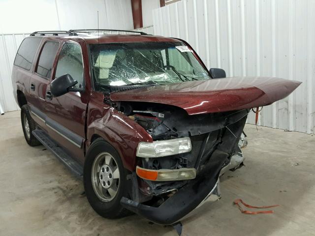 1GNEC16Z22J337413 - 2002 CHEVROLET SUBURBAN C MAROON photo 1