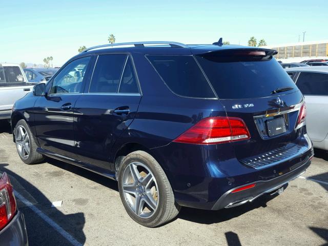 4JGDA5JB3GA758538 - 2016 MERCEDES-BENZ GLE 350 BLUE photo 3