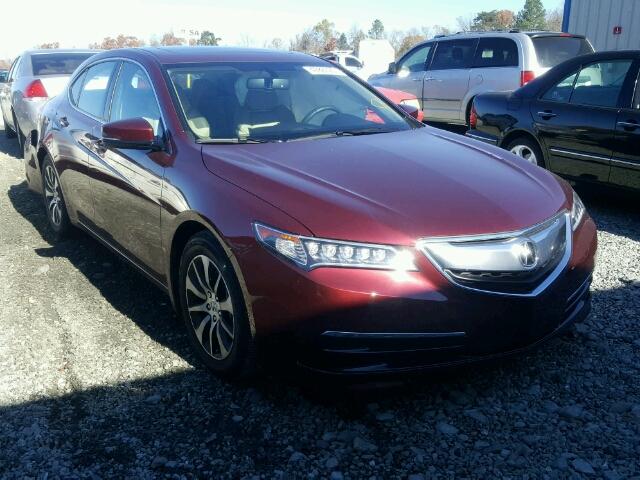 19UUB1F36GA007866 - 2016 ACURA TLX BURGUNDY photo 1