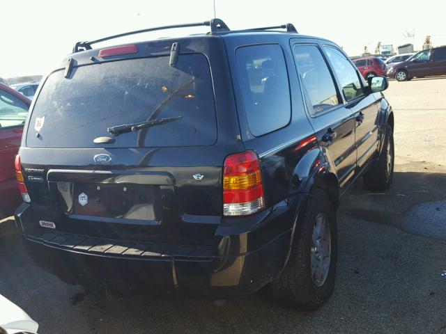 1FMCU94165KD63354 - 2005 FORD ESCAPE LIM BLACK photo 4