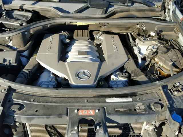 4JGBB77EX9A490298 - 2009 MERCEDES-BENZ ML 63 AMG SILVER photo 7