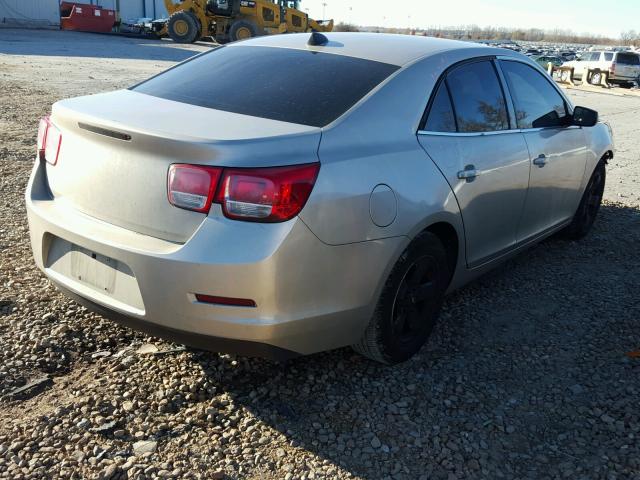 1G11B5SL8EF106647 - 2014 CHEVROLET MALIBU LS GOLD photo 4