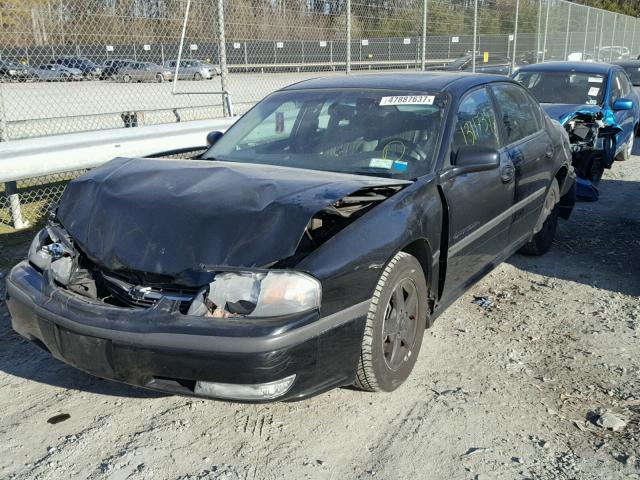 2G1WH52K639238338 - 2003 CHEVROLET IMPALA LS BLACK photo 2