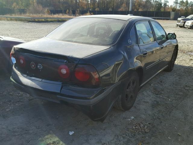 2G1WH52K639238338 - 2003 CHEVROLET IMPALA LS BLACK photo 4