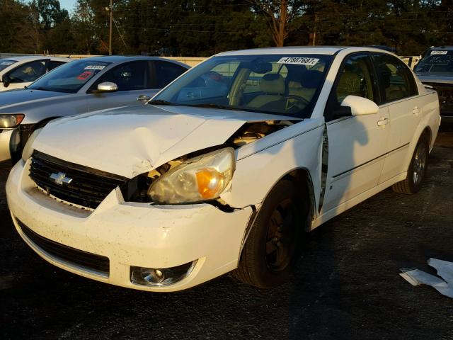 1G1ZT51876F185033 - 2006 CHEVROLET MALIBU LT WHITE photo 2