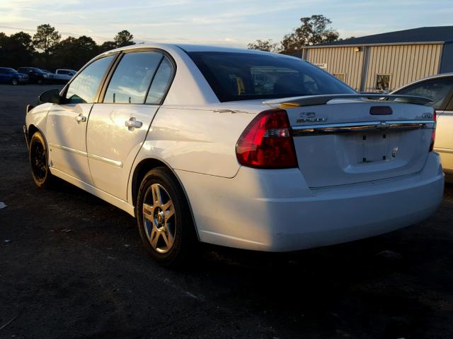 1G1ZT51876F185033 - 2006 CHEVROLET MALIBU LT WHITE photo 3