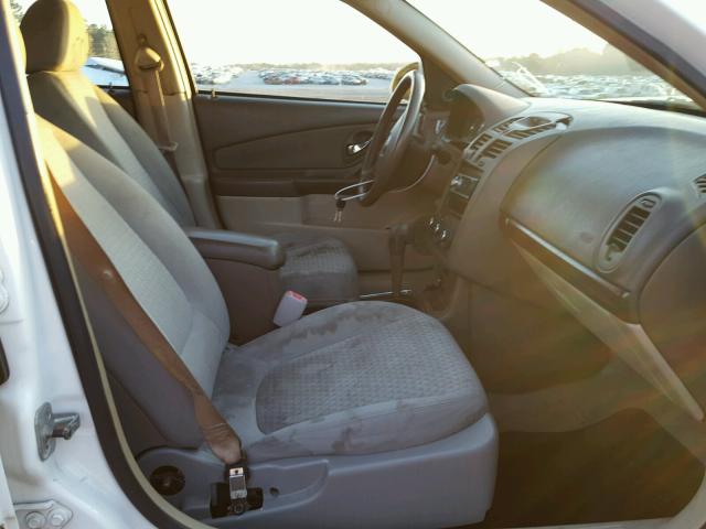 1G1ZT51876F185033 - 2006 CHEVROLET MALIBU LT WHITE photo 5