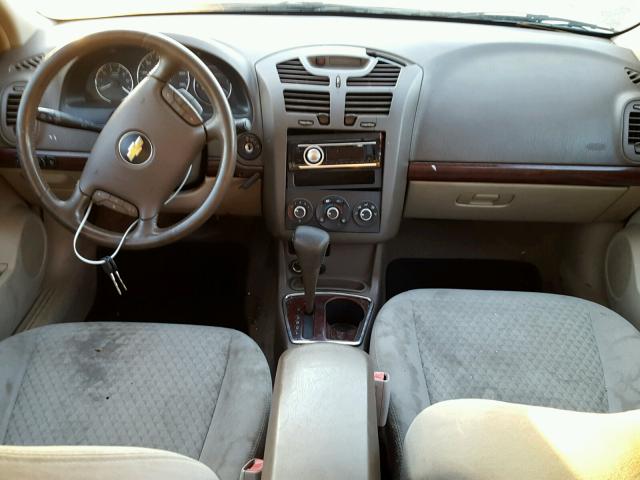 1G1ZT51876F185033 - 2006 CHEVROLET MALIBU LT WHITE photo 9