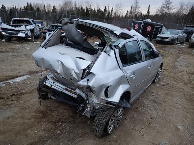 1G1AR55H697286388 - 2009 CHEVROLET COBALT SILVER photo 4