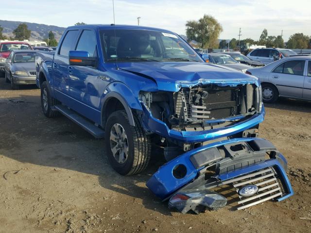 1FTFW1EF4CKD17154 - 2012 FORD F150 SUPER BLUE photo 1