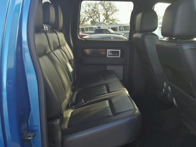 1FTFW1EF4CKD17154 - 2012 FORD F150 SUPER BLUE photo 6