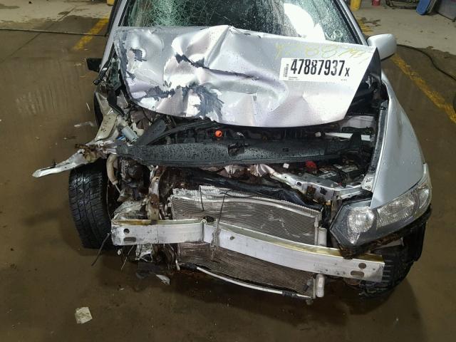 2HGFG12809H528260 - 2009 HONDA CIVIC EX SILVER photo 7