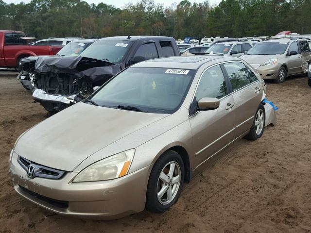 JHMCM566X3C026634 - 2003 HONDA ACCORD EX BEIGE photo 2