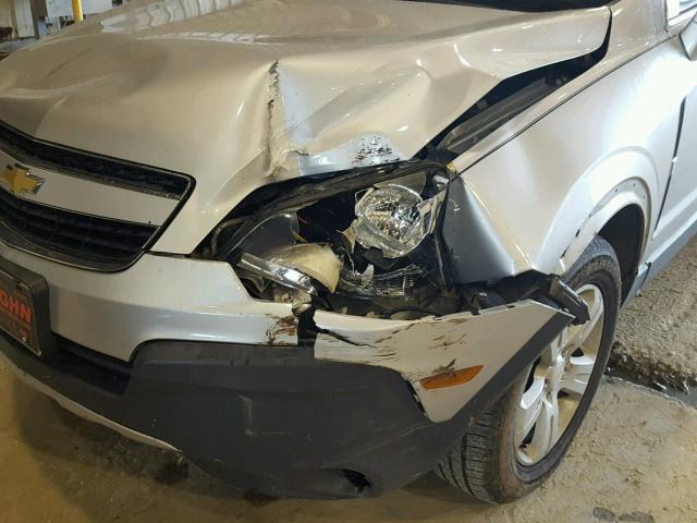 3GNAL2EK1DS619181 - 2013 CHEVROLET CAPTIVA LS 灰色 照片 10